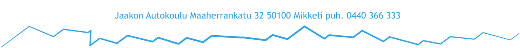 Jaakon Autokoulu Maaherrankatu 32 50100 Mikkeli puh. 0440 366 333